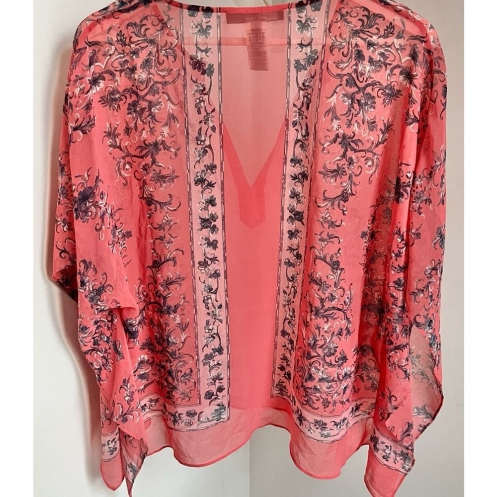 Floral Pink Long Sleeve Women's Top